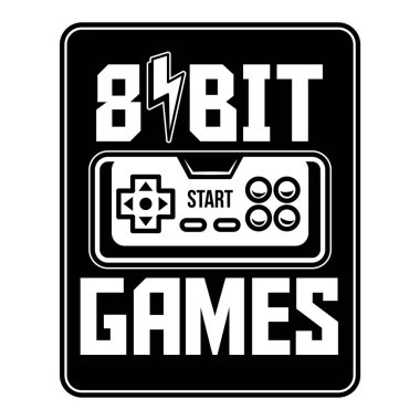 8 bit retro eski oyun alanı