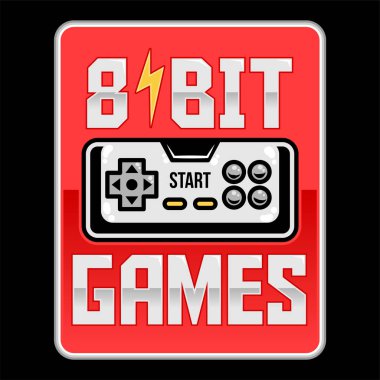 8 bit retro eski oyun alanı