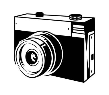 Fotoğraf çekmek için klasik eski film kamerası 35 mm