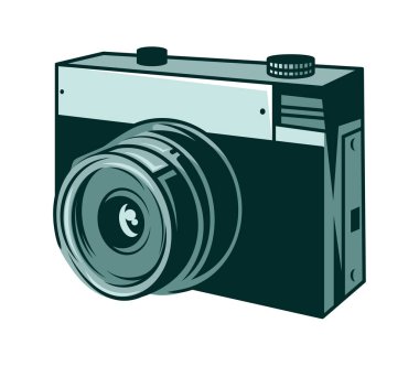 Fotoğraf çekmek için klasik eski film kamerası 35 mm