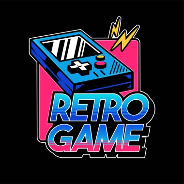 Retro video oyunu için eski oyun alanı