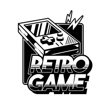 Retro video oyunu için eski oyun alanı