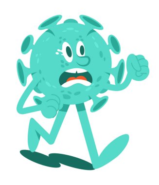 Coronavirüs bulaşıcı bakteri karakteri