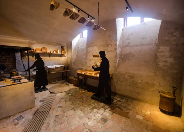 Kale Vaxholms Kastell içinde sahne. Stockholm. İsveç. 