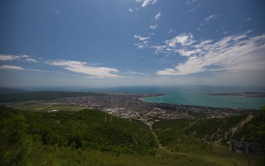 Gelendzhik dağın kez izlendi. Krasnodar bölgesi. Rusya. 22.05.2016