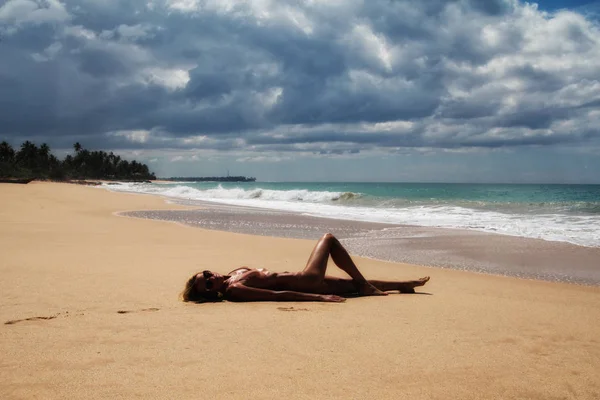 Chica Playa — Foto de Stock