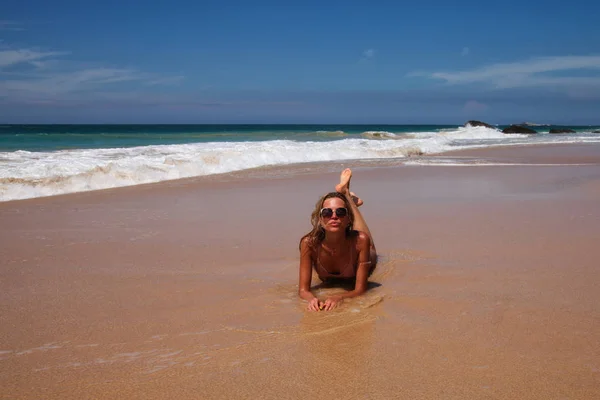 Chica Playa — Foto de Stock