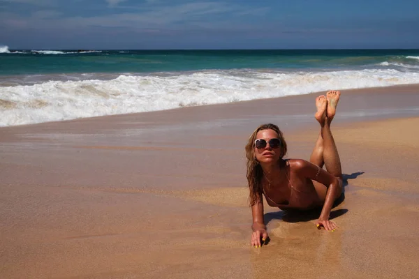 Chica Playa — Foto de Stock