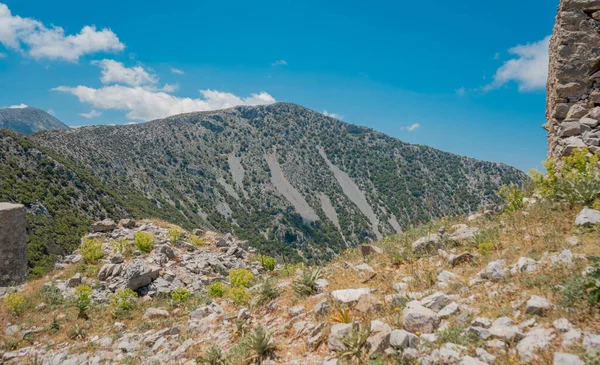 Πολύ Όμορφη Θέα Από Βουνά — Φωτογραφία Αρχείου