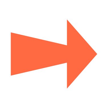 Ok simgesi yön düğme işaretçi işareti stili düz