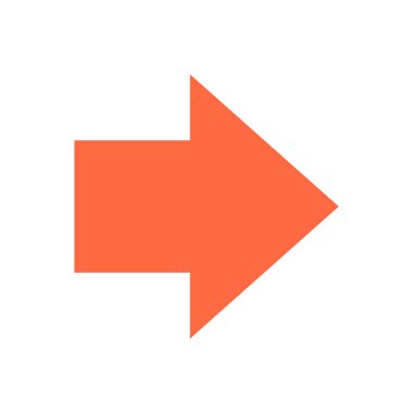 Ok simgesi yön düğme işaretçi işareti stili düz