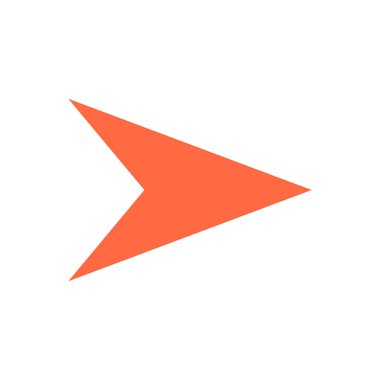 Ok simgesi yön düğme işaretçi işareti stili düz