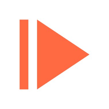 Sembol düz stil açma ok işareti yön simgesini daire düğmesi