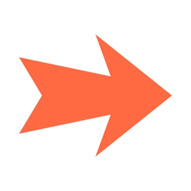 Ok simgesi yön düğme işaretçi işareti stili düz