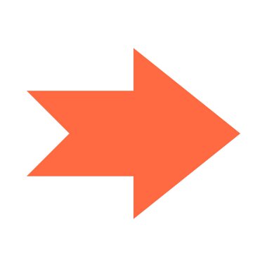 Ok simgesi yön düğme işaretçi işareti düz 