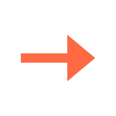 Ok simgesi yön düğme işaretçi işareti stili düz