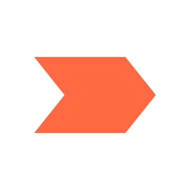 Ok simgesi yön düğme işaretçi işareti stili düz