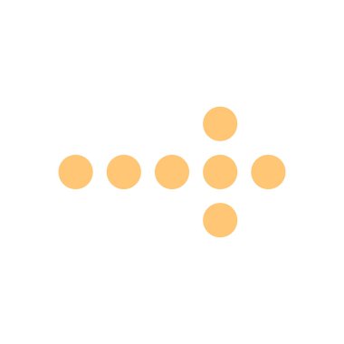 Ok simgesi dijital işareti yönü piktogram işaretçi düğmesi düz 