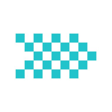 Ok simgesi yön piktogram dijital işareti işaretçi düğmesini düz 