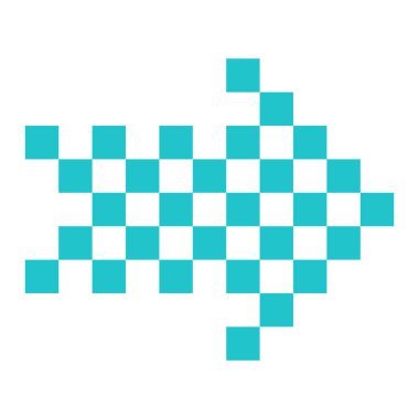 Ok simgesi yön piktogram dijital işareti işaretçi düğmesini düz 