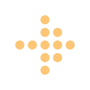 Ok simgesi dijital işareti yönü piktogram işaretçi düğmesi düz 