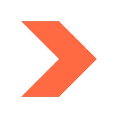 Ok simgesi yön düğme işaretçi işareti düz