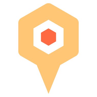 PIN işaret konum simgesini işaret noktası iğne düğmesini göster