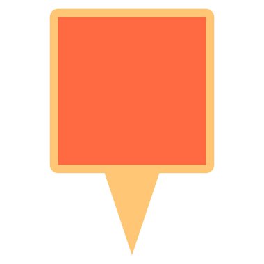 PIN işaret konum simgesini işaret noktası iğne düğmesini göster