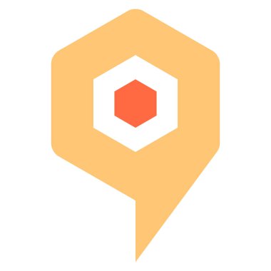 PIN işaret konum simgesini işaret noktası iğne düğmesini göster