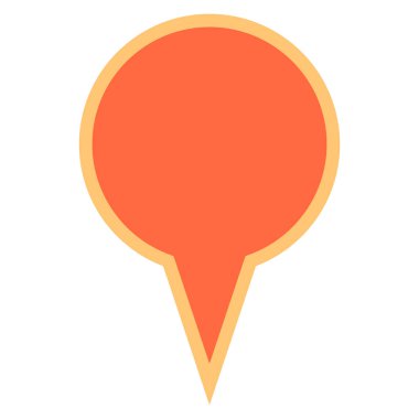 PIN işaret konum simgesini işaret noktası iğne düğmesini göster