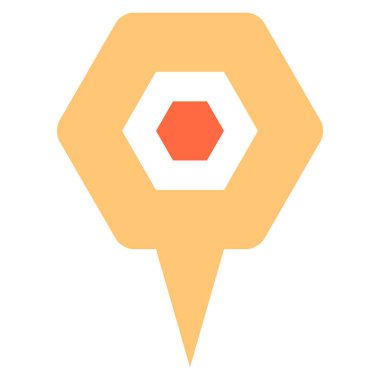 PIN işaret konum simgesini işaret noktası iğne düğmesini göster