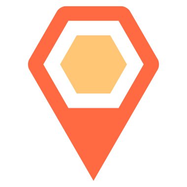 PIN işaret konum simgesini işaret noktası iğne düğmesini göster