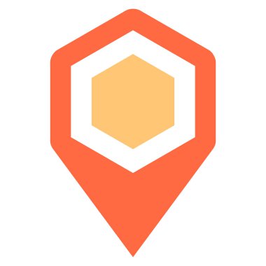 PIN işaret konum simgesini işaret noktası iğne düğmesini göster