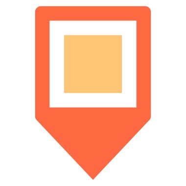 PIN işaret konum simgesini işaret noktası iğne düğmesini göster