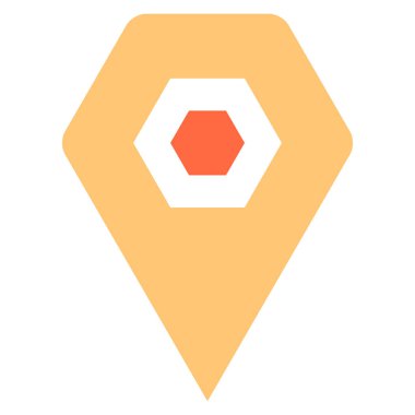 PIN işaret konum simgesini işaret noktası iğne düğmesini göster