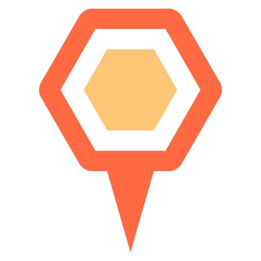 PIN işaret konum simgesini işaret noktası iğne düğmesini göster