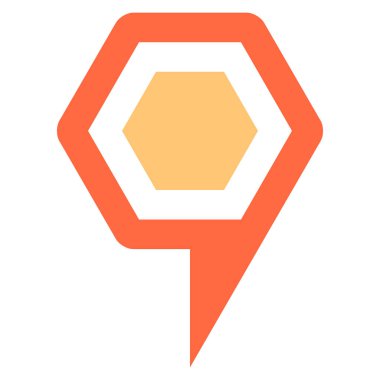 PIN işaret konum simgesini işaret noktası iğne düğmesini göster