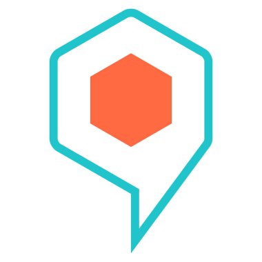 PIN işaret konum simgesini işaret noktası iğne düğmesini göster