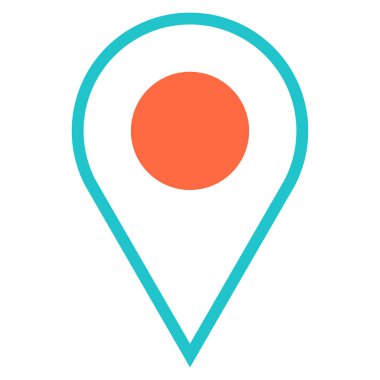 PIN işaret konum simgesini işaret noktası iğne düğmesini göster