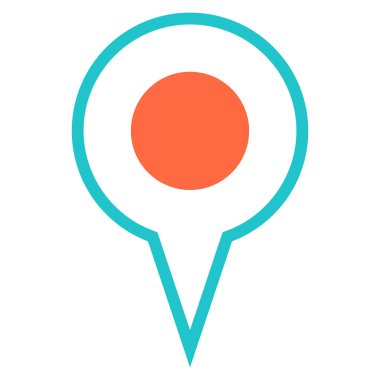 PIN işaret konum simgesini işaret noktası iğne düğmesini göster