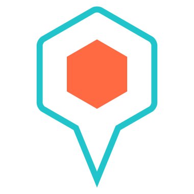 PIN işaret konum simgesini işaret noktası iğne düğmesini göster