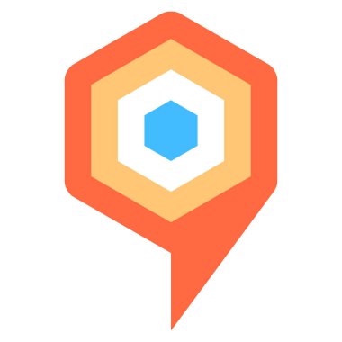 PIN işaret konum simgesini işaret noktası iğne düğmesini göster