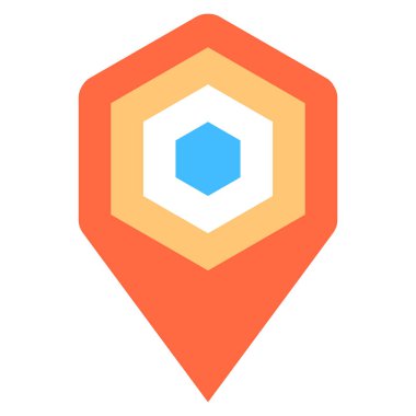 PIN işaret konum simgesini işaret noktası iğne düğmesini göster