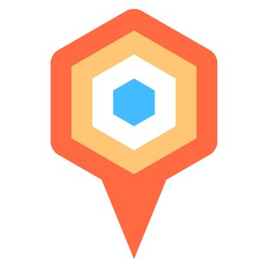 PIN işaret konum simgesini işaret noktası iğne düğmesini göster