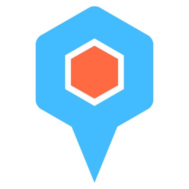 PIN işaret konum simgesini işaret noktası iğne düğmesini göster