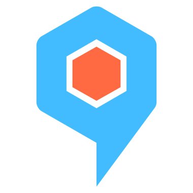 PIN işaret konum simgesini işaret noktası iğne düğmesini göster