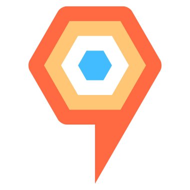 PIN işaret konum simgesini işaret noktası iğne düğmesini göster