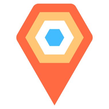 PIN işaret konum simgesini işaret noktası iğne düğmesini göster