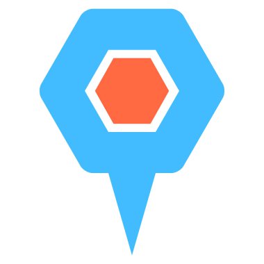 PIN işaret konum simgesini işaret noktası iğne düğmesini göster