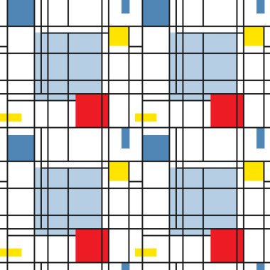 Dikişsiz desen Abstractionism tarzı